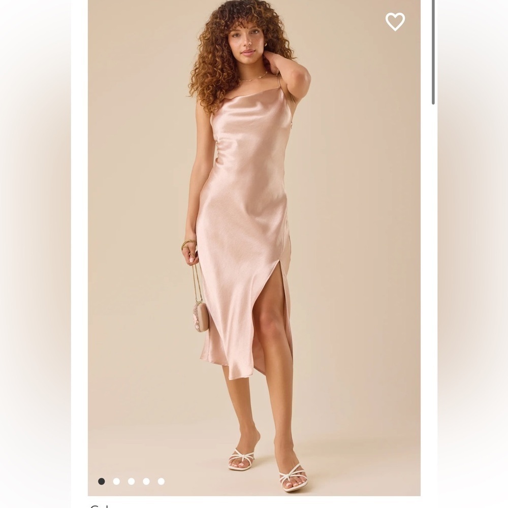 New with tags Altar’d State Andrea Satin Maxi Dress